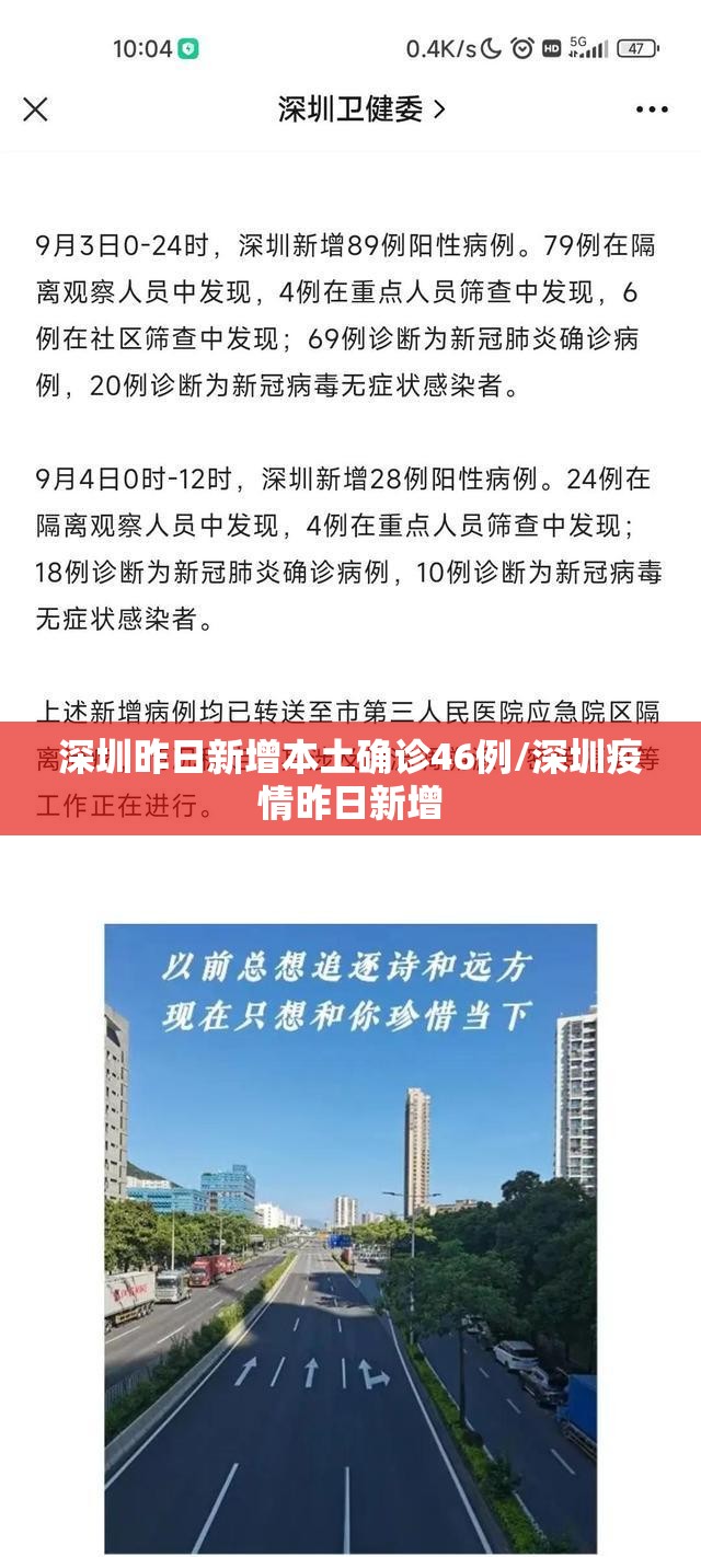 深圳昨日新增本土确诊46例/深圳疫情昨日新增