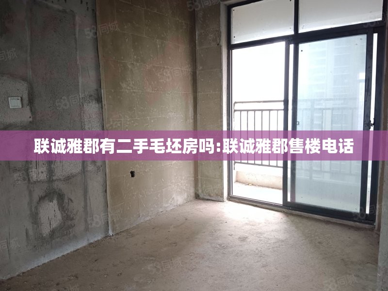 联诚雅郡有二手毛坯房吗:联诚雅郡售楼电话 联诚雅郡有二手毛坯房吗:联诚雅郡售楼电话