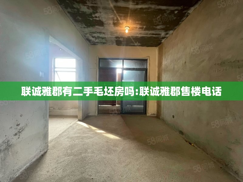 联诚雅郡有二手毛坯房吗:联诚雅郡售楼电话 联诚雅郡有二手毛坯房吗:联诚雅郡售楼电话