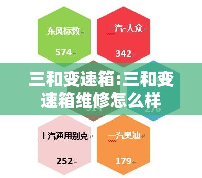 三和变速箱:三和变速箱维修怎么样 三和变速箱:三和变速箱维修怎么样