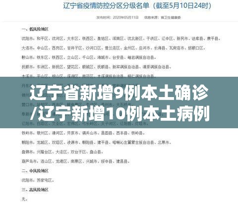 辽宁省新增9例本土确诊/辽宁新增10例本土病例 辽宁省新增9例本土确诊/辽宁新增10例本土病例