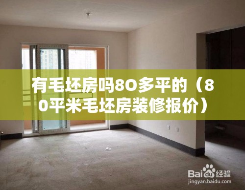 有毛坯房吗8O多平的（80平米毛坯房装修报价）