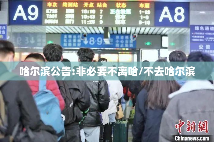 哈尔滨公告:非必要不离哈/不去哈尔滨 哈尔滨公告:非必要不离哈/不去哈尔滨