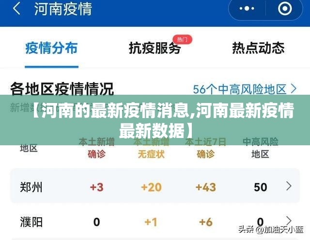 【河南的最新疫情消息,河南最新疫情最新数据】