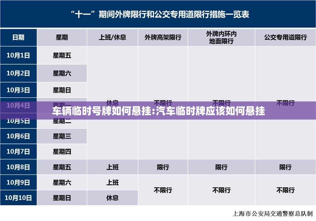 车辆临时号牌如何悬挂:汽车临时牌应该如何悬挂