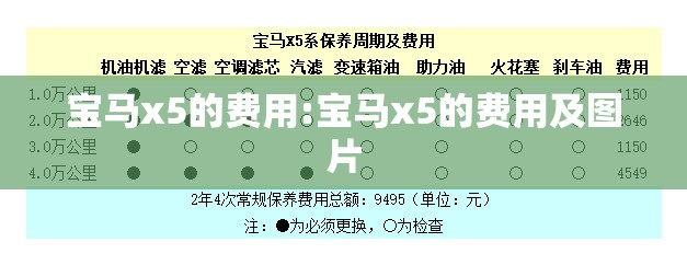 宝马x5的费用:宝马x5的费用及图片