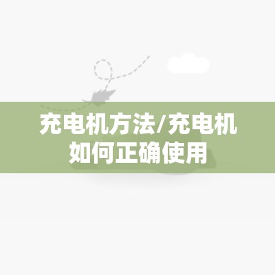 充电机方法/充电机如何正确使用 充电机方法/充电机如何正确使用