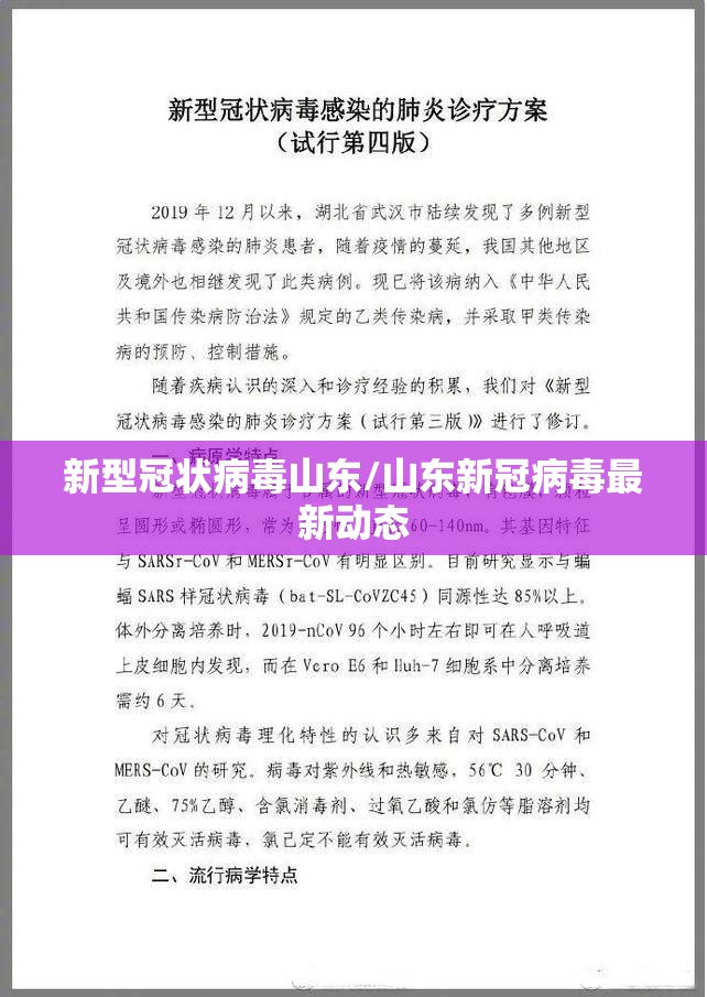 新型冠状病毒山东/山东新冠病毒最新动态 新型冠状病毒山东/山东新冠病毒最新动态