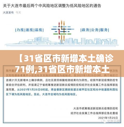 【31省区市新增本土确诊71例,31省区市新增本土确诊30例】 【31省区市新增本土确诊71例,31省区市新增本土确诊30例】