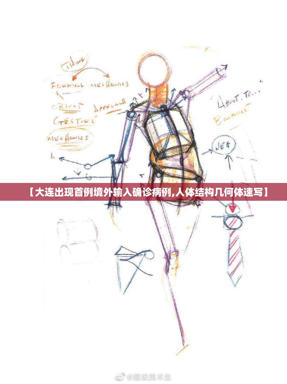 【大连出现首例境外输入确诊病例,人体结构几何体速写】 【大连出现首例境外输入确诊病例,人体结构几何体速写】