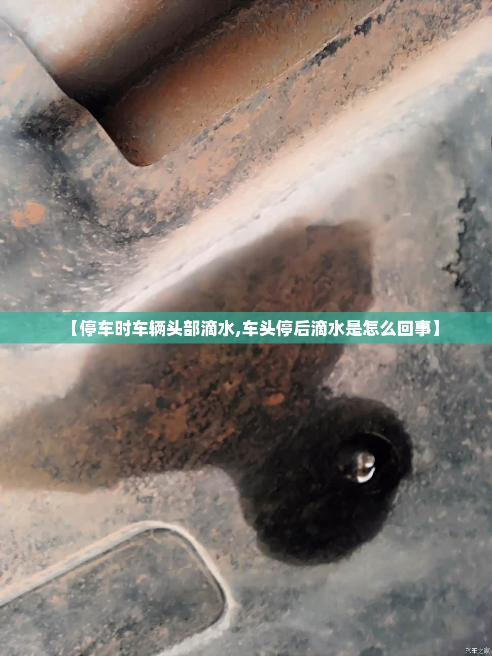 【停车时车辆头部滴水,车头停后滴水是怎么回事】