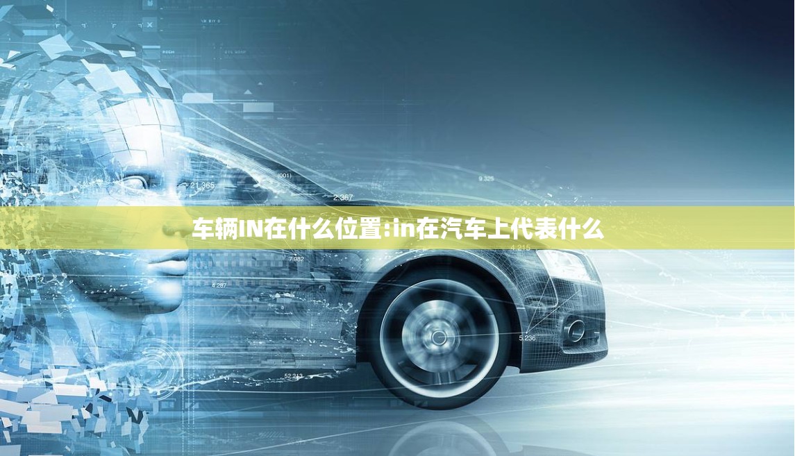 车辆IN在什么位置:in在汽车上代表什么