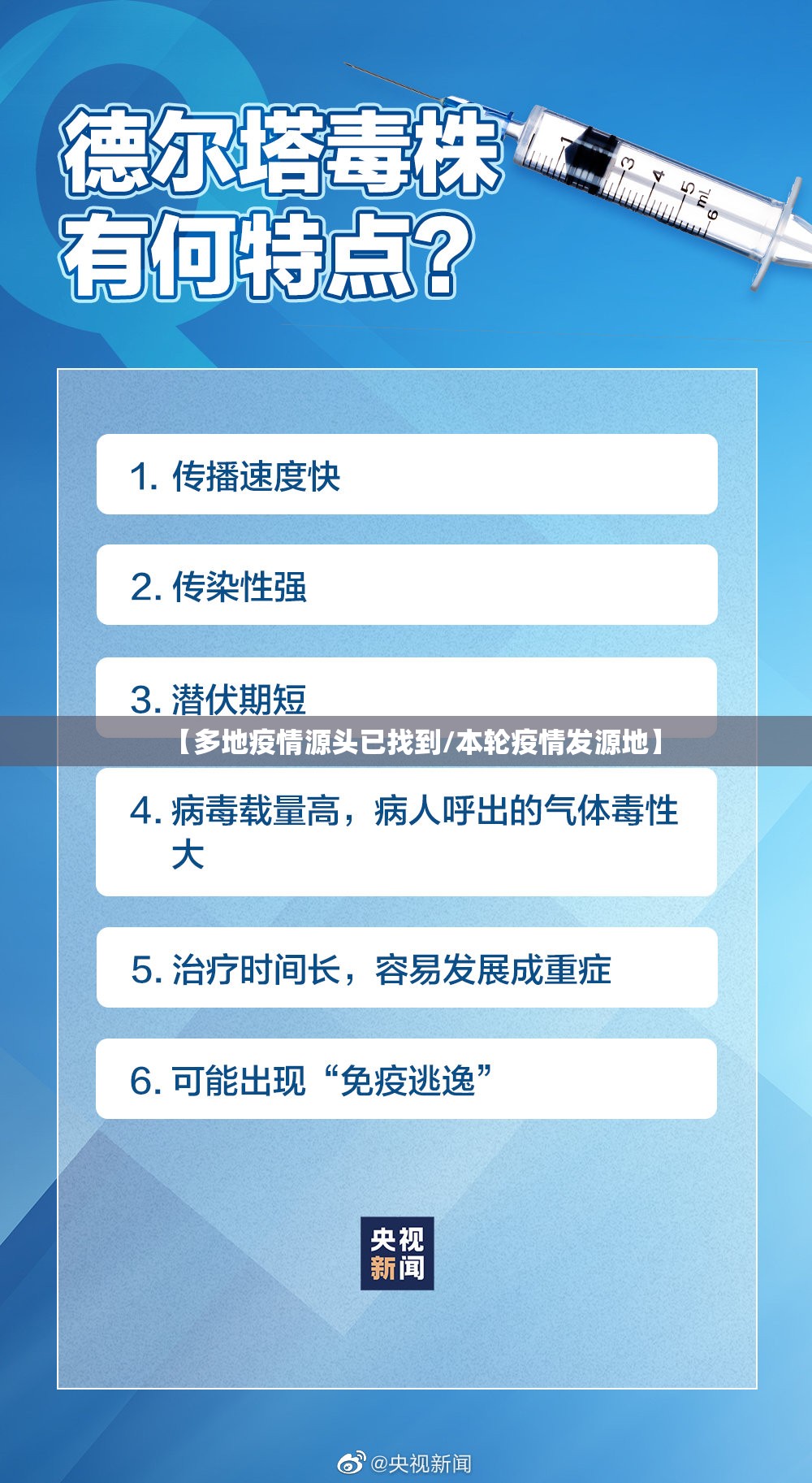 【多地疫情源头已找到/本轮疫情发源地】