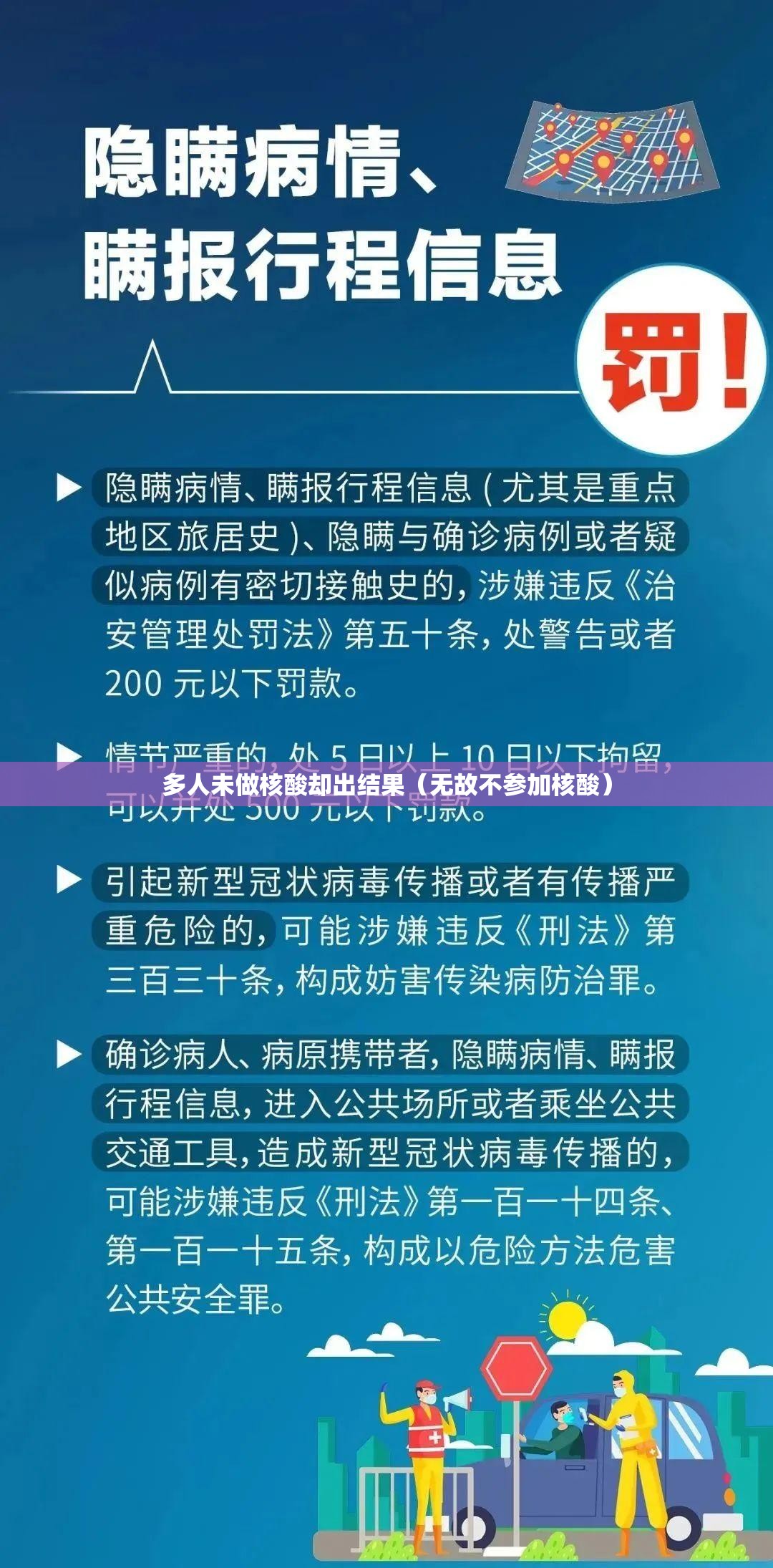 多人未做核酸却出结果(无故不参加核酸) 多人未做核酸却出结果(无故不参加核酸)