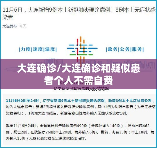 大连确诊/大连确诊和疑似患者个人不需自费 大连确诊/大连确诊和疑似患者个人不需自费