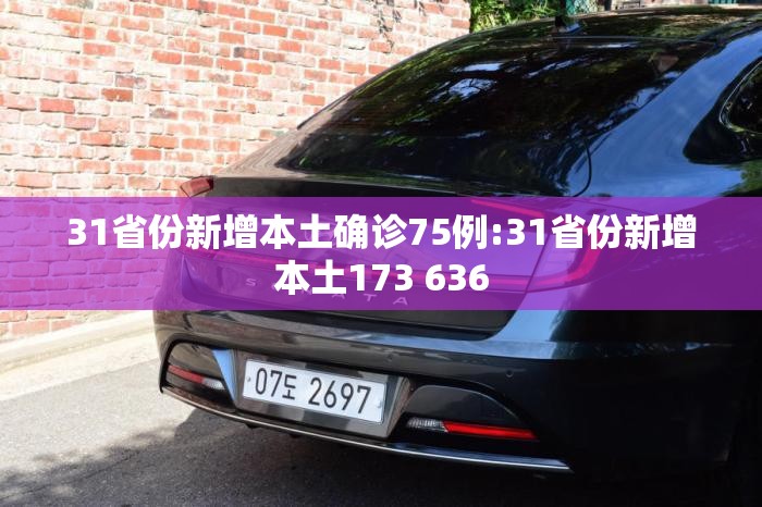 31省份新增本土确诊75例:31省份新增本土173 636