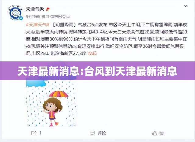天津最新消息:台风到天津最新消息 天津最新消息:台风到天津最新消息
