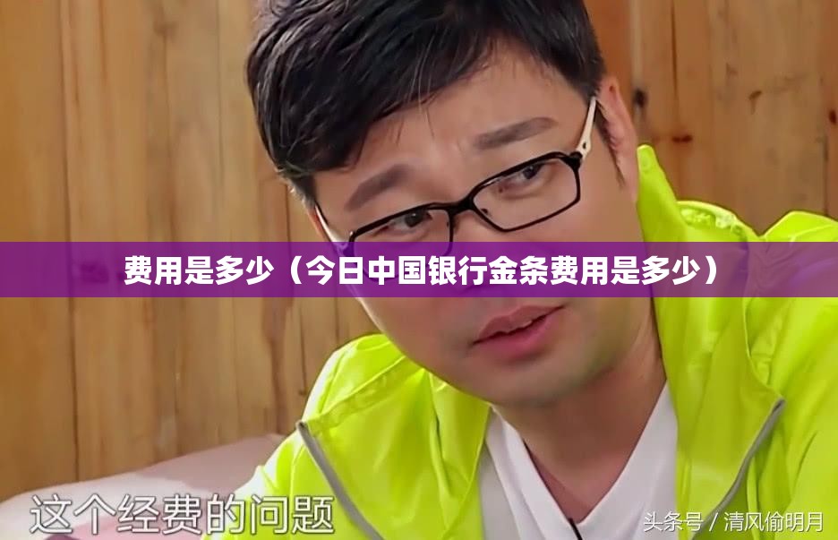 费用是多少（今日中国银行金条费用是多少）