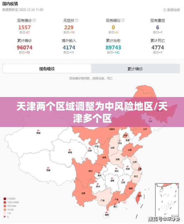 天津两个区域调整为中风险地区/天津多个区