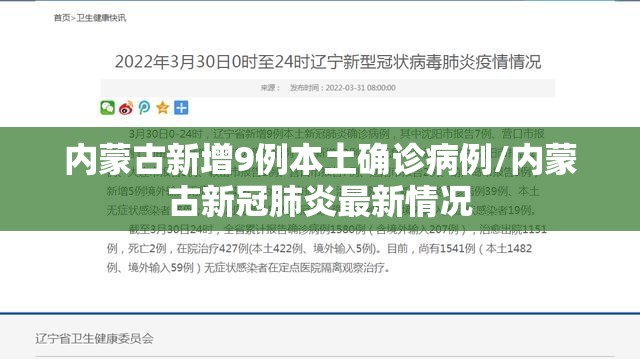 内蒙古新增9例本土确诊病例/内蒙古新冠肺炎最新情况 内蒙古新增9例本土确诊病例/内蒙古新冠肺炎最新情况