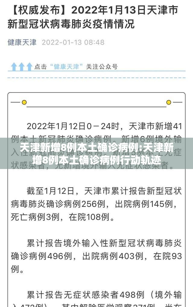 天津新增8例本土确诊病例:天津新增8例本土确诊病例行动轨迹