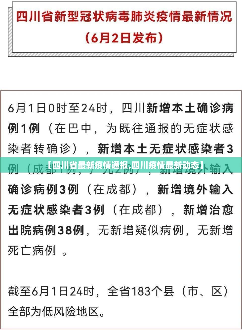 【四川省最新疫情通报,四川疫情最新动态】 【四川省最新疫情通报,四川疫情最新动态】