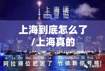 上海到底怎么了/上海真的 上海到底怎么了/上海真的