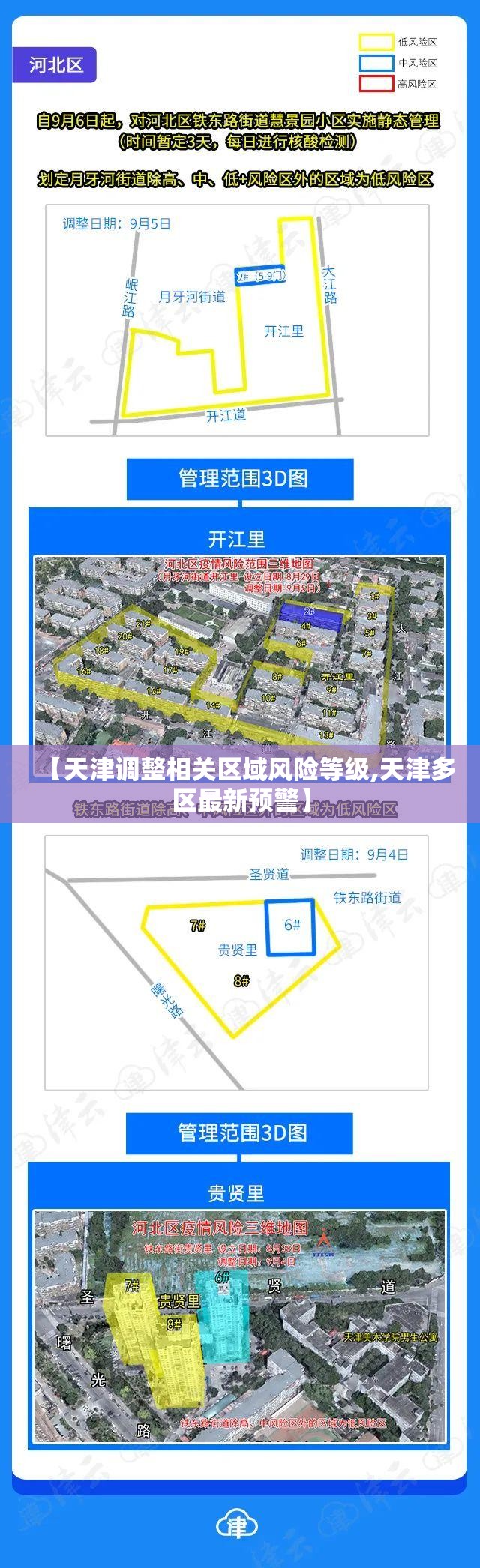 【天津调整相关区域风险等级,天津多区最新预警】 【天津调整相关区域风险等级,天津多区最新预警】