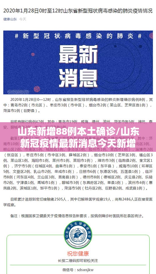 山东新增88例本土确诊/山东新冠疫情最新消息今天新增 山东新增88例本土确诊/山东新冠疫情最新消息今天新增