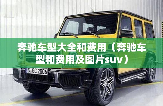 奔驰车型大全和费用（奔驰车型和费用及图片suv）