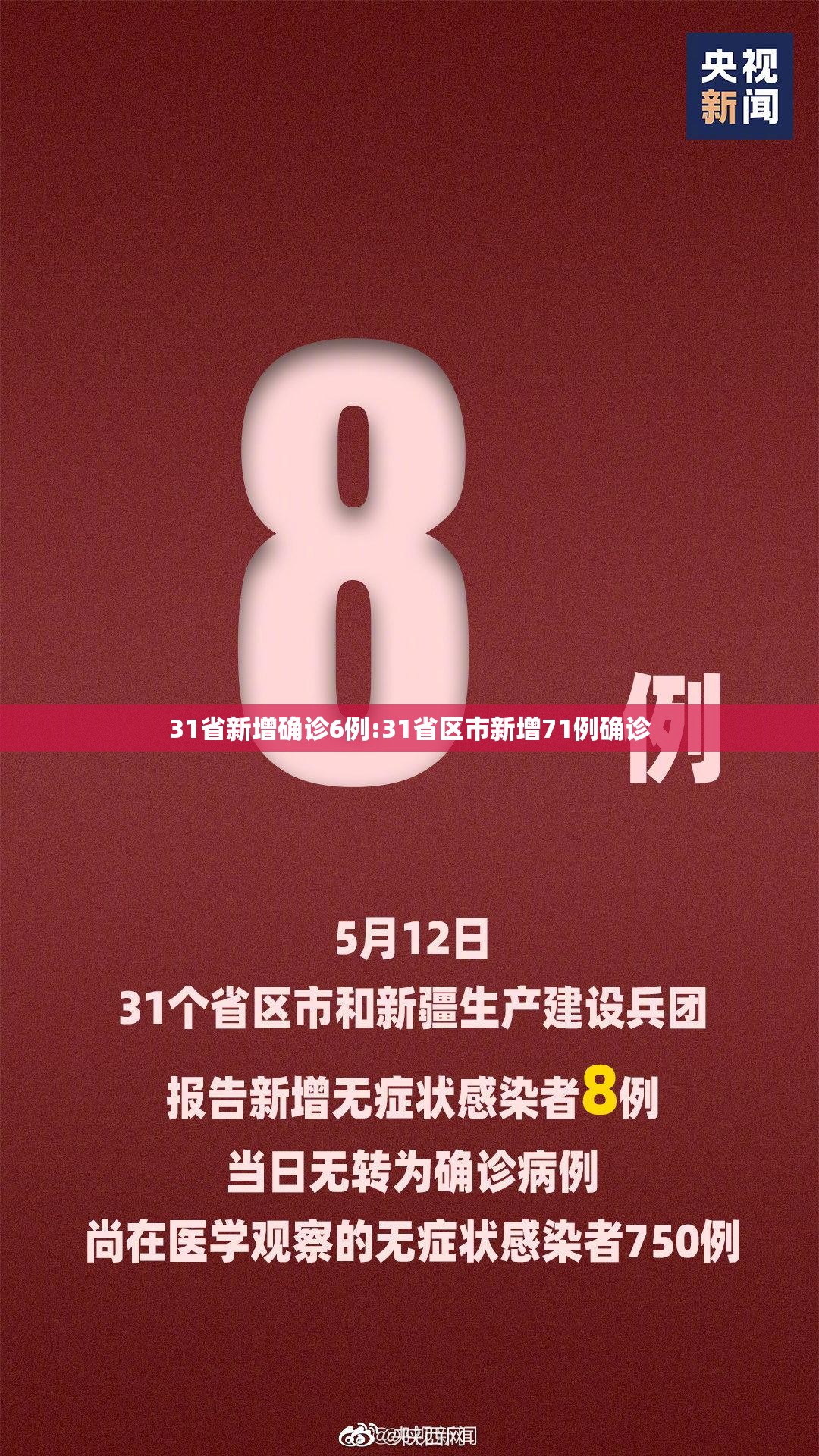 31省新增确诊6例:31省区市新增71例确诊 31省新增确诊6例:31省区市新增71例确诊