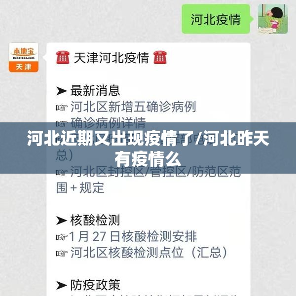 河北近期又出现疫情了/河北昨天有疫情么 河北近期又出现疫情了/河北昨天有疫情么