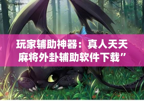 玩家辅助神器：真人天天麻将外卦辅助软件下载	”(辅助神器)开挂详细教程