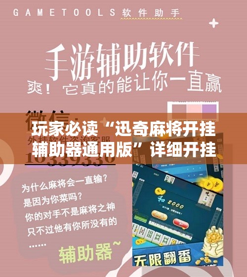玩家必读“迅奇麻将开挂辅助器通用版”详细开挂教程