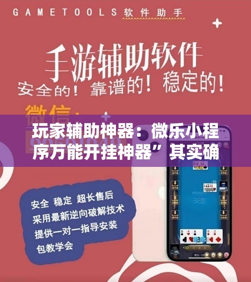 玩家辅助神器：微乐小程序万能开挂神器	”其实确实有挂