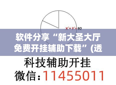软件分享“新大圣大厅免费开挂辅助下载	”(透视)其实确实有挂