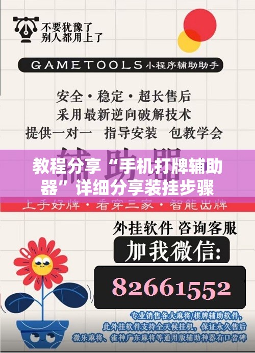教程分享“手机打牌辅助器”详细分享装挂步骤