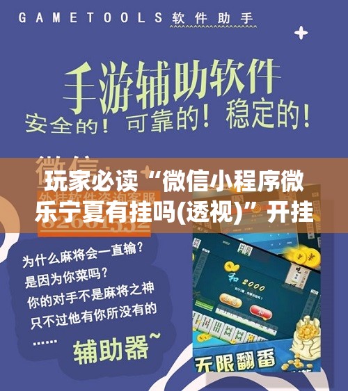 玩家必读“微信小程序微乐宁夏有挂吗(透视)”开挂辅助脚本+详细开挂安装教程