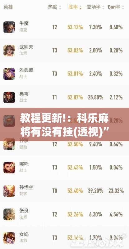 教程更新!：科乐麻将有没有挂(透视)	”开挂辅助脚本+详细开挂安装教程