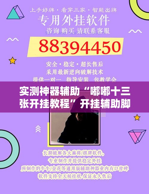 实测神器辅助“嘟嘟十三张开挂教程”开挂辅助脚本+详细开挂安装教程