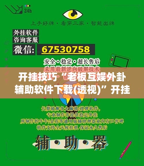 开挂技巧“老板互娱外卦辅助软件下载(透视)”开挂辅助脚本+详细开挂安装教程