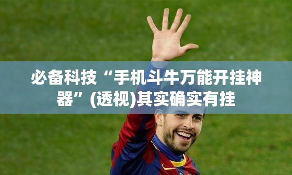 必备科技“手机斗牛万能开挂神器”(透视)其实确实有挂