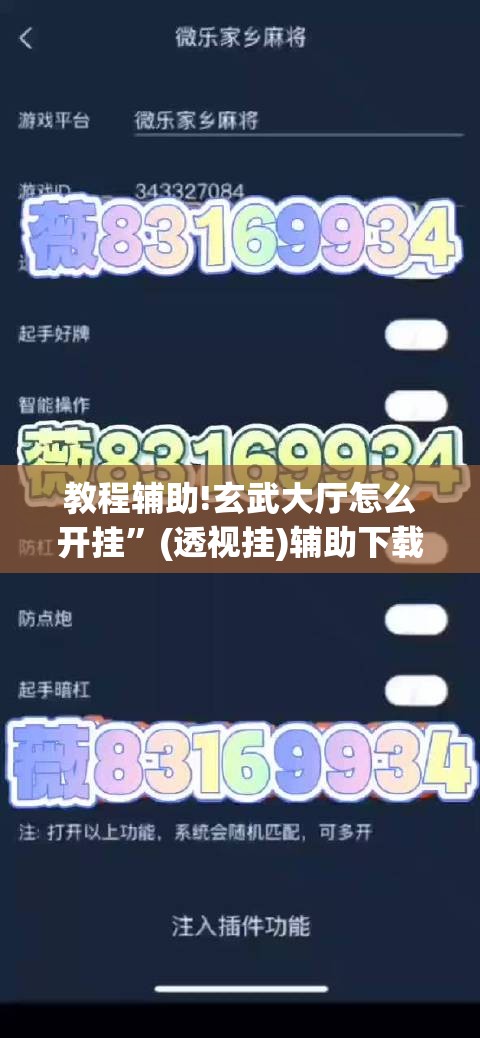教程辅助!玄武大厅怎么开挂”(透视挂)辅助下载教程