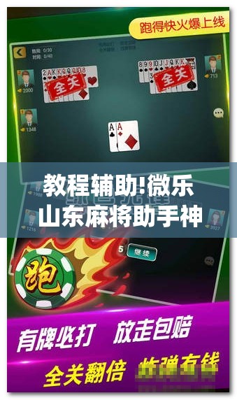 教程辅助!微乐山东麻将助手神器”(透视)其实确实有挂