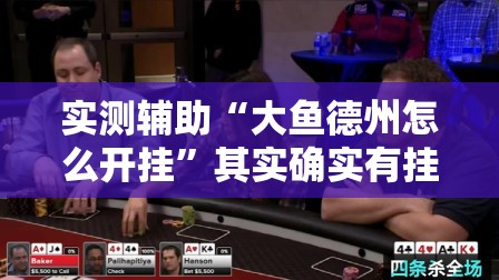 实测辅助“大鱼德州怎么开挂	”其实确实有挂