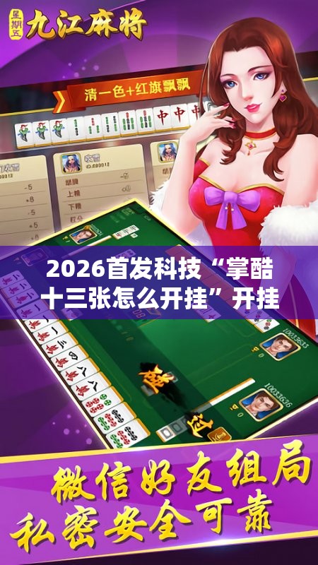 2026首发科技“掌酷十三张怎么开挂”开挂辅助脚本+详细开挂安装教程