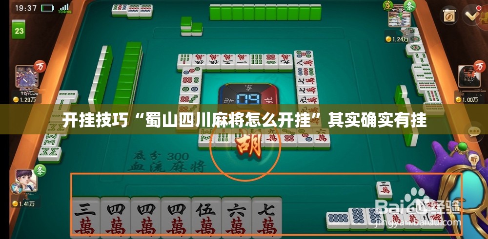开挂技巧“蜀山四川麻将怎么开挂	”其实确实有挂