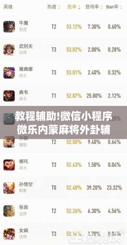 教程辅助!微信小程序微乐内蒙麻将外卦辅助软件下载”开挂(透视)最新辅助详细