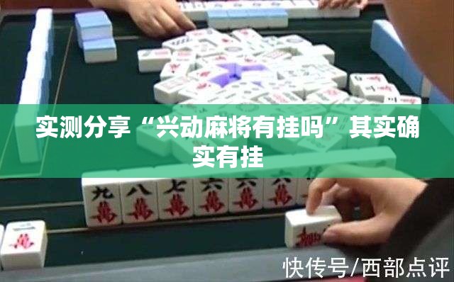 实测分享“兴动麻将有挂吗”其实确实有挂
