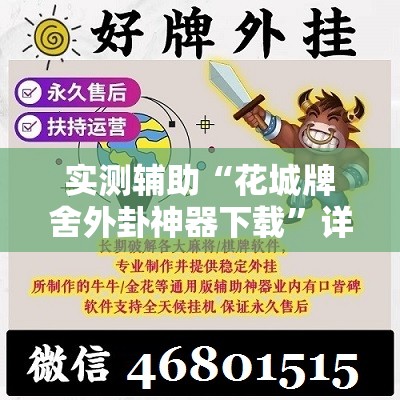 实测辅助“花城牌舍外卦神器下载”详细分享装挂步骤